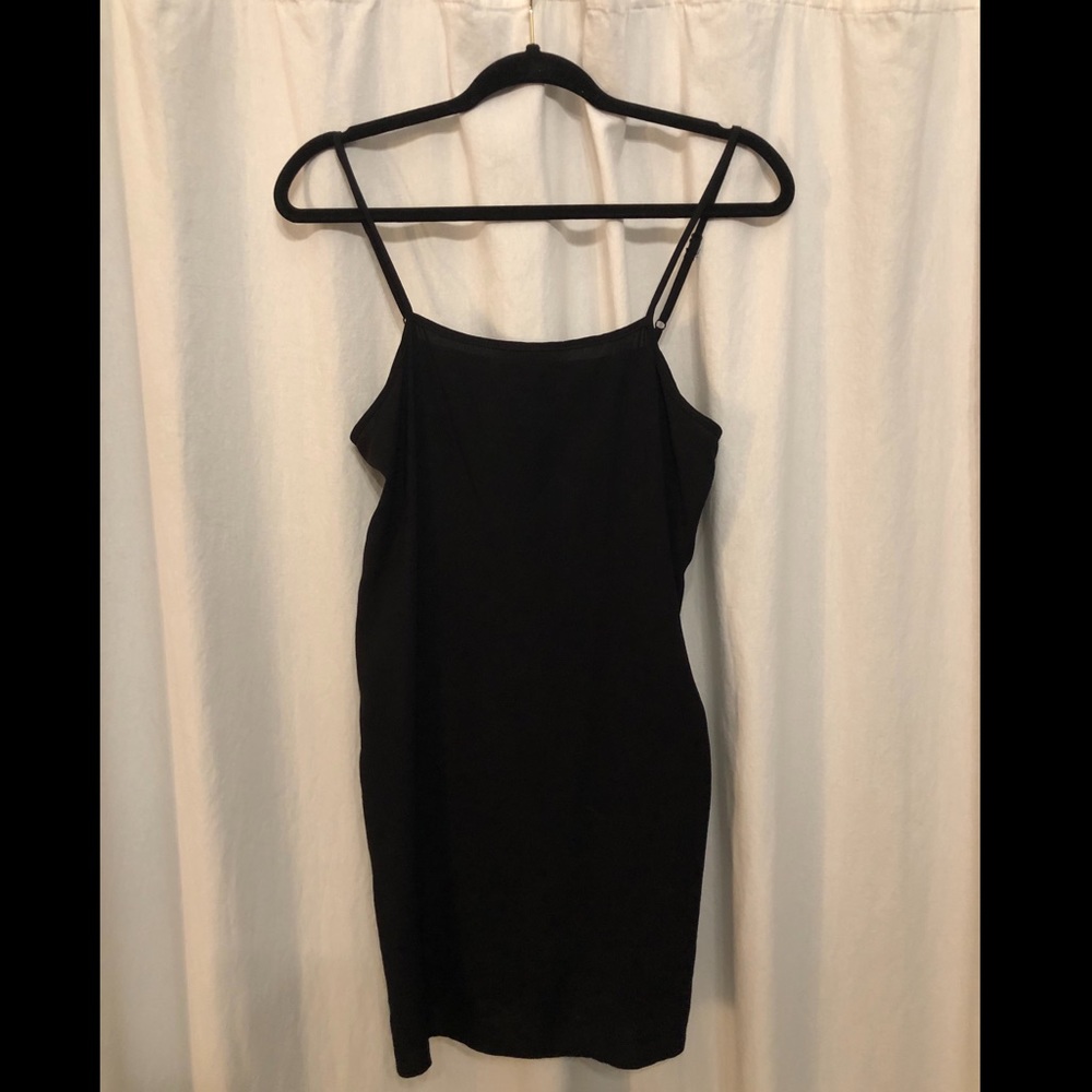 Black cami dress